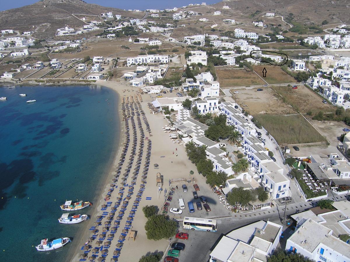 Madoupa Beach Apartments Ornos  Exteriér fotografie